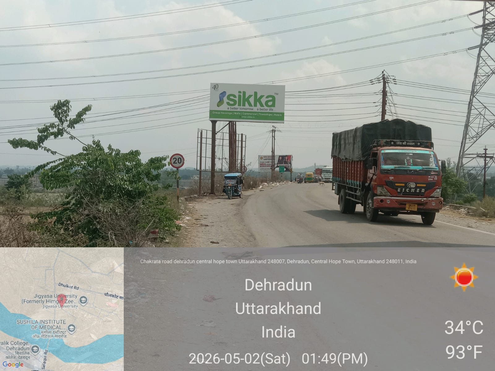 Unipole in Shimla Bypass Road, Dehradun