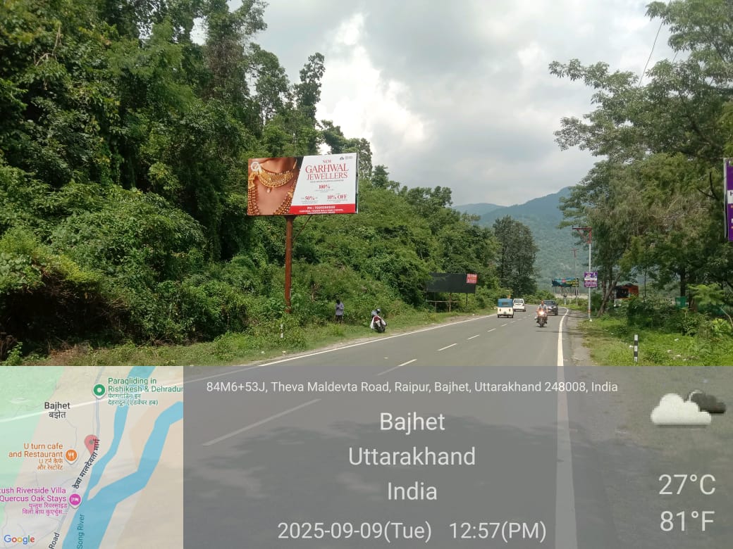 Unipole in Maldevta Road, Dehradun