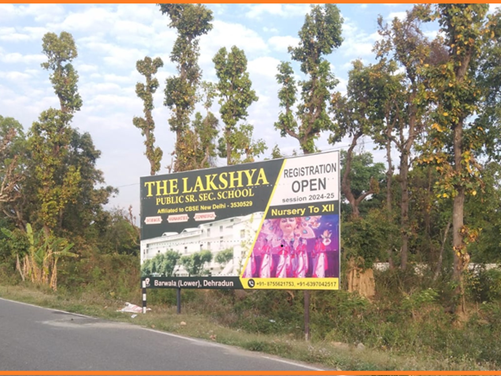Hoarding in Vikasnagar, Dehradun