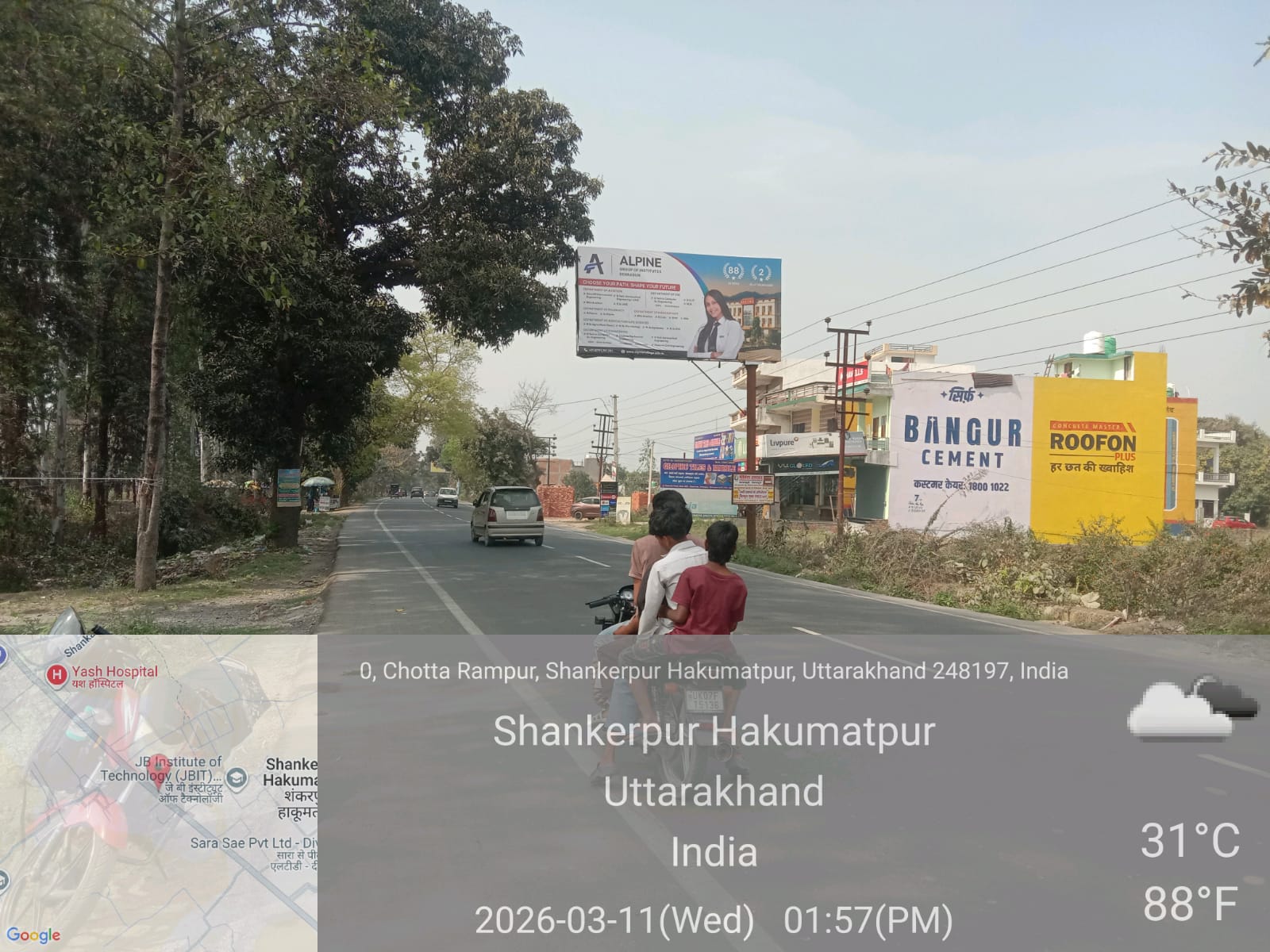 Unipole in Chakrata Road, Dehradun