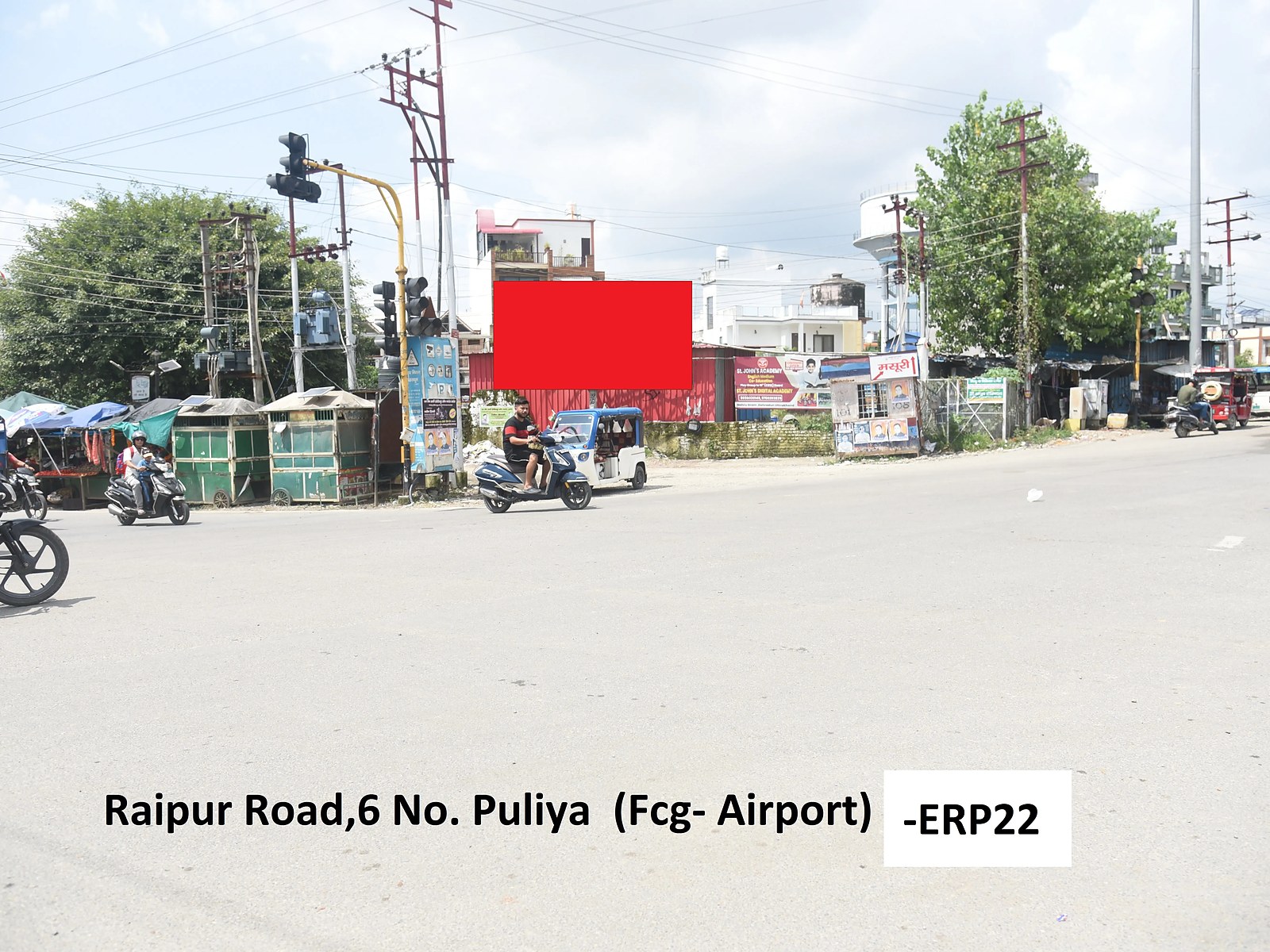 Unipole in Raipur Road, Dehradun
