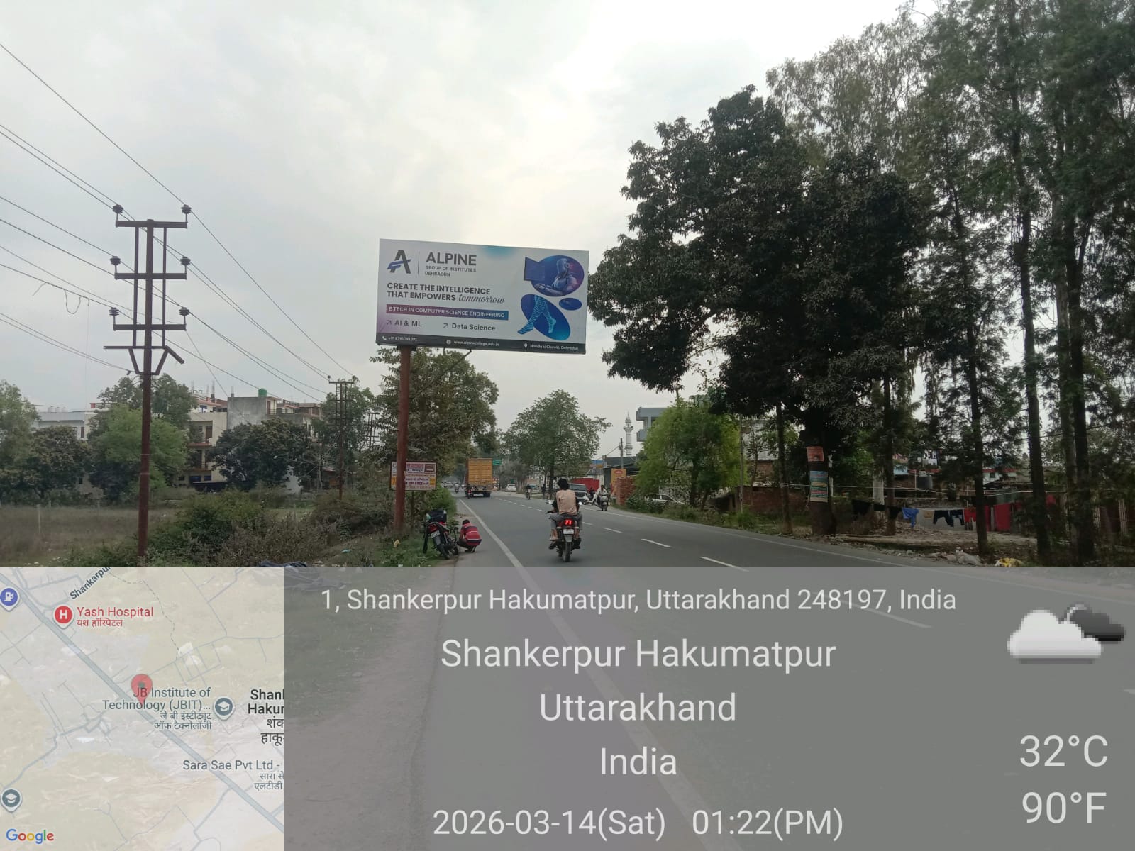 Unipole in Chakrata Road, Dehradun